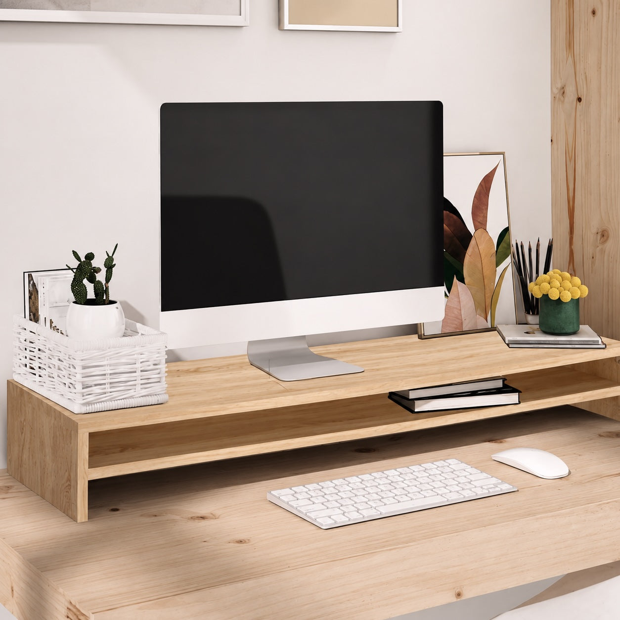 K&M WoodsPro |Hölzerner Monitorständer