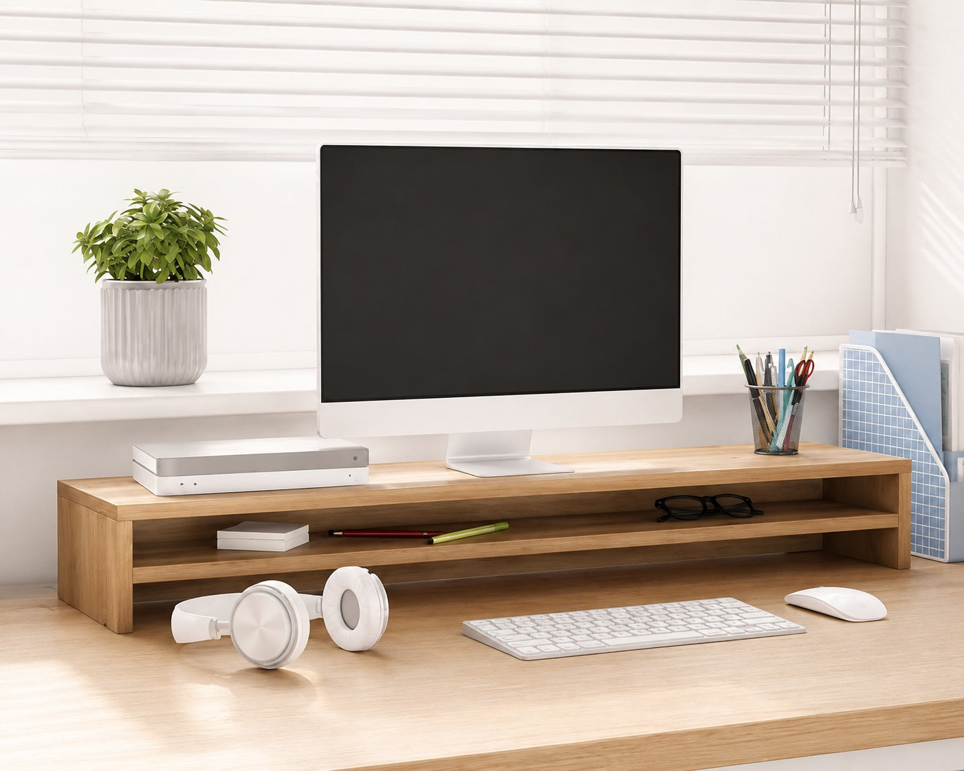 K&M WoodsPro |Hölzerner Monitorständer